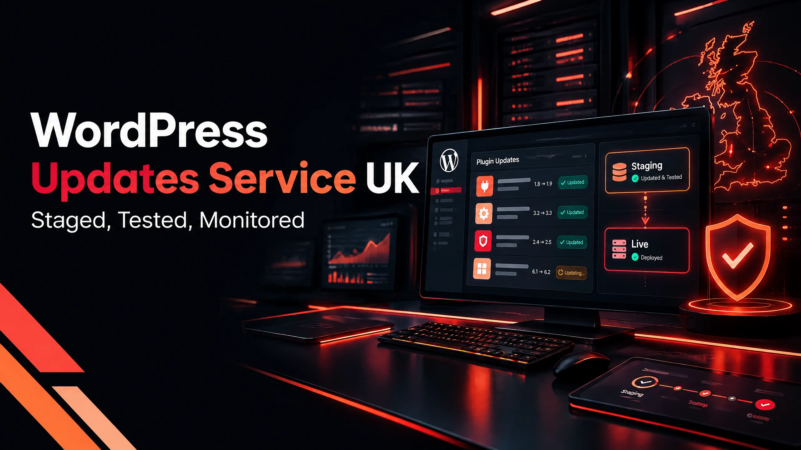 WordPress Updates Service UK | Staged, Tested, Monitored