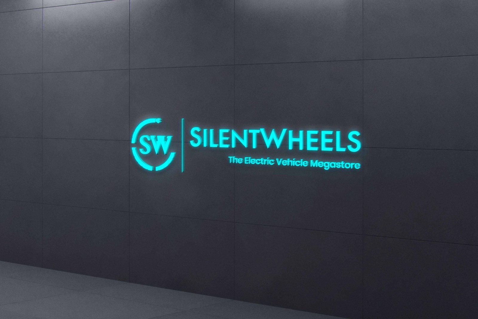 SilentWheels logo design